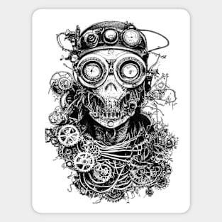 Steampunk zombie #7 Magnet